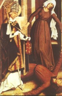 Bartholomäus Zeitbloom (1455-1515): Saint Valentin of Terni Bartholomäus Zeitbloom (1455-1515): Saint Valentin of Terni